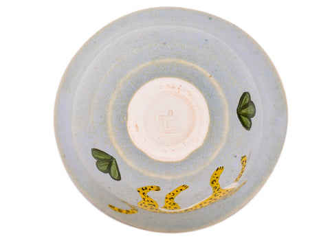 Beker Moychay 'Yellow Leopard' # 43937, keramiek/handbeschilderd, 68 ml.