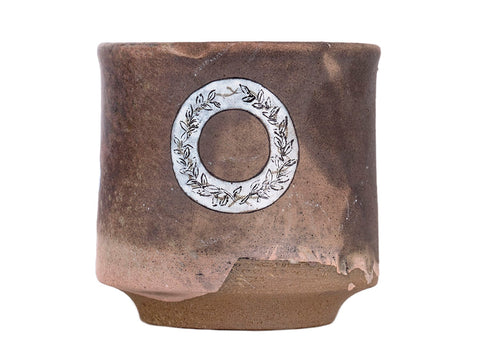 Cup handmade Moychay 'The tea pavilion on Mount Huangshan' # 43972, wood firing/ceramic/hand painting, 80 ml.