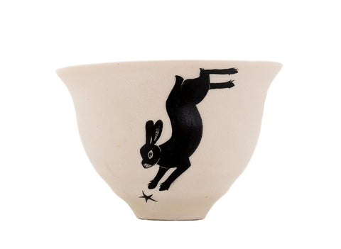 Tasse Moychay « Black Rabbit » n° 43942, céramique/peinture à la main, 68 ml.