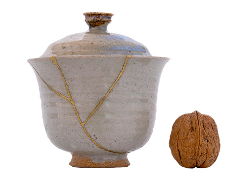 Gaiwan kintsugi handmade Moychay, # 44002, ceramic/hand painting, 135 ml.