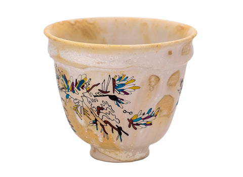 Cup handmade Moychay 'Guangxi Mountains' # 44434, ceramic/hand painting, 127 ml.