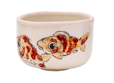 Beker Moychay, serie 'Carp' # 44408, keramiek/handbeschildering, 46 ml.