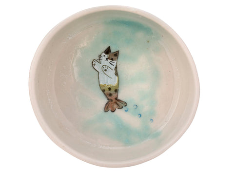Beker Moychay 'Cat-Mermaid' # 44529, keramiek/handbeschilderd, 74 ml.