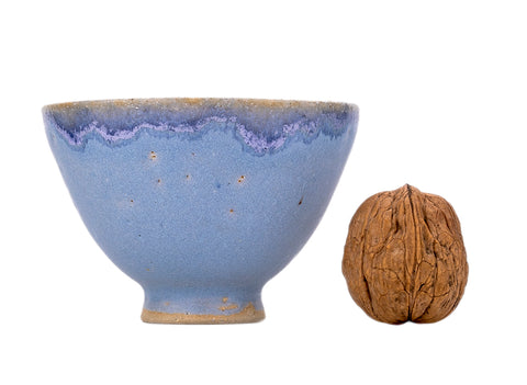 Cup handmade Moychay 'Paper Whale' # 44454, ceramic/hand painting, 93 ml.