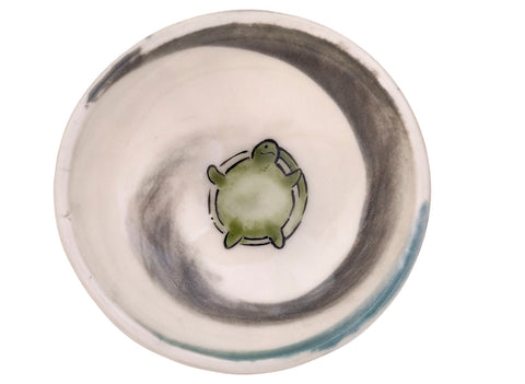 Beker Moychay 'Schildpad' # 44503, keramiek/handbeschilderd, 34 ml.