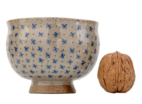 Taza hecha a mano Moychay # 44788, cocción en madera/cerámica/pintura a mano, 140 ml.