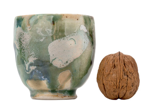 Beker handgemaakte Moychay # 44655, houtvuur/keramiek, 93 ml.