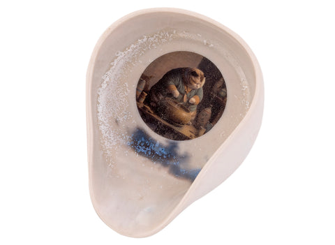 Theepresentatievat handgemaakt Moychay # 44573, keramiek