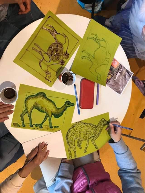 Masterclass d'art « Dessiner avec du thé et du chocolat » 30 juin 19h00 - 21h00